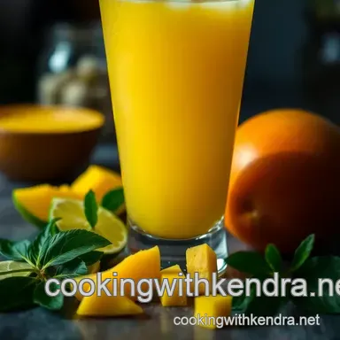 Easy Tropical Mango Juice Cocktail: A Refreshing Summer Sipper Recipe Card