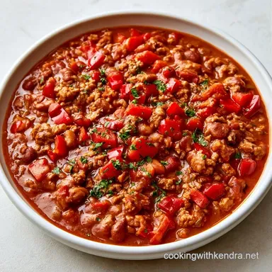 Turkey Chili in 40 Minutes Recipe Card