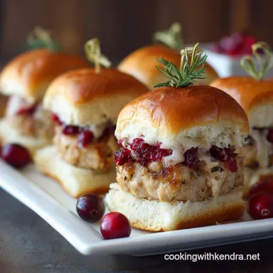 Turkey Cranberry Sliders: Easy Baked Appetizer Sandwiches
