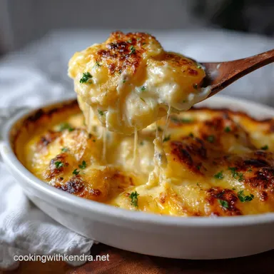Au Gratin Potatoes: The Ultimate Creamy Cheesy Recipe Recipe Card