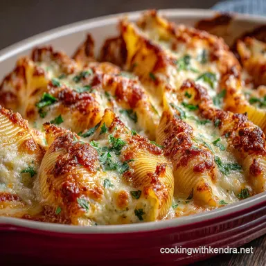 Baked Stuffed Shells: Nonnas Ultra-Creamy Ricotta Recipe Recipe Card