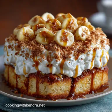 Banana Pudding Poke Cake UltraMoist Southern Comfort Recipe Recipe Card
