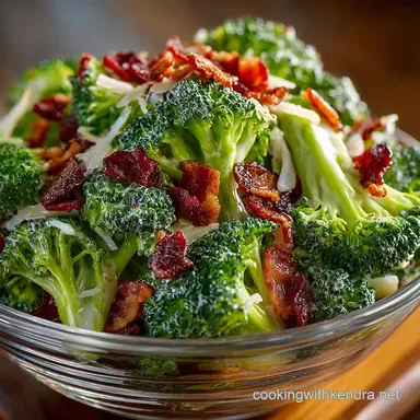 The Ultimate Crunchy Broccoli Salad with Bacon Tangy Dressing Recipe Card