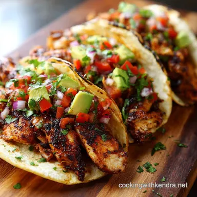 Ultimate Grilled Chicken Street Tacos Recipe with Smoky Marinade Recipe Card