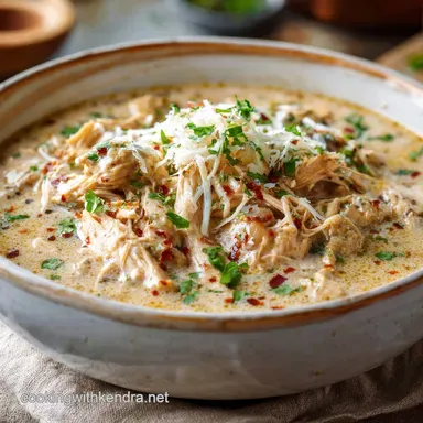 Low Carb White Chicken Chili: Ultimate Creamy Slow Cooker Recipe Recipe Card