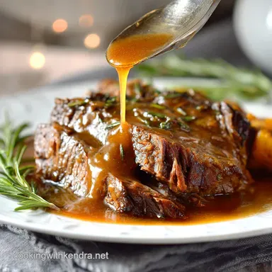 Foolproof Sunday Slow Cooker Pot Roast ForkTender Beef Gravy