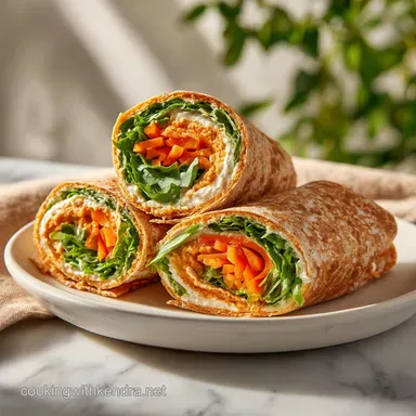 Veggie Wrap in 15 Minutes Recipe Card