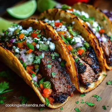 Ultimate Grilled Carne Asada Tacos The Secret Zesty Citrus Marinade Recipe Card