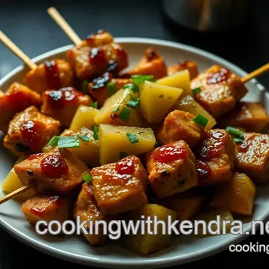 Adobo Seasoning Chicken Skewers: My Family' s Pineapple Salsa!