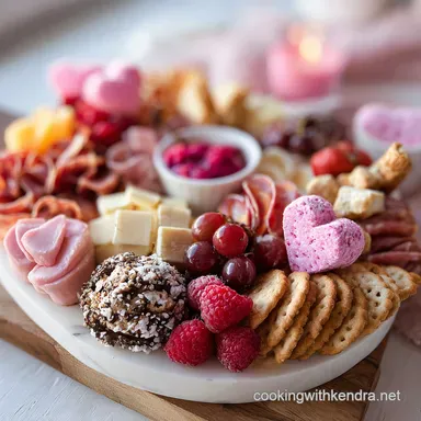 Valentines Charcuterie Board: Velvety Brie Meets Raspberry Zing Recipe Card