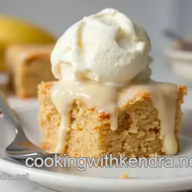 Vanilla Bean Blondies à la Mode! My Sunday Best " vanilla and ice cream"
