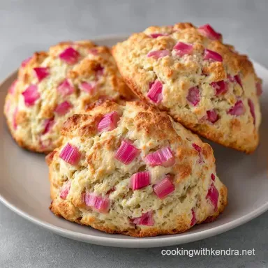 Rhubarb Scones in 40 Minutes Recipe Card