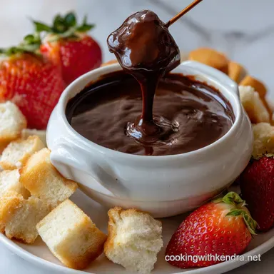 Chocolate Fondue Recipe: The Ultimate Velvet-Smooth Classic Recipe Card