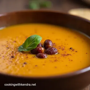The 3Ingredient Wonder Velvety Butternut Squash Soup Recipe Card