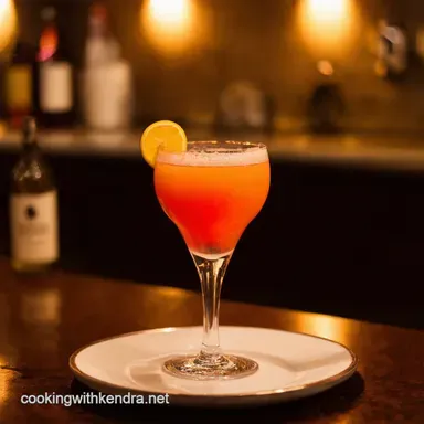 Venetian Sunrise cipriani drink Harrys Bar at Home Recipe Card