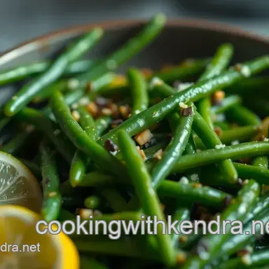 Easy &amp Delicious Steam Fresh Beans with Lemon &amp Herbs