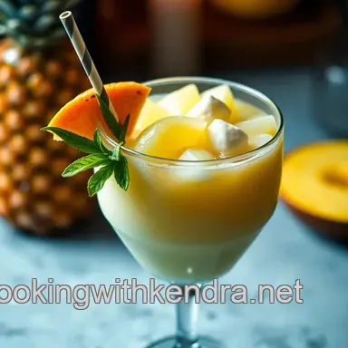 Easy Virgin Piña Colada Recipe - Tropical Bliss at Home! Recipe Card