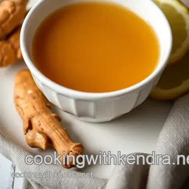 Wake-Up Ginger Zinger Tea: Your Immune-Boosting Cuppa Recipe Card