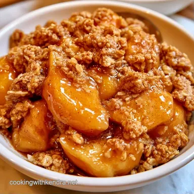 Apple Crisp for 8 People Recipe Card