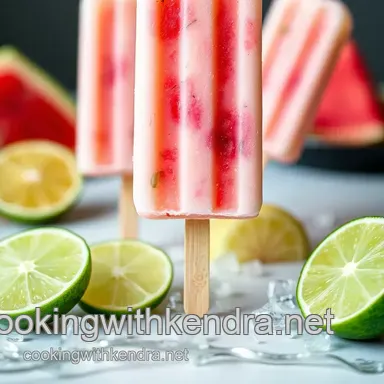 Watermelon Lime Popsicles: My Go-To popsicle recipes for Summer! Recipe Card