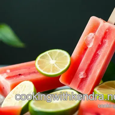 Watermelon Lime Popsicles: My Go-To popsicle recipes for Summer!