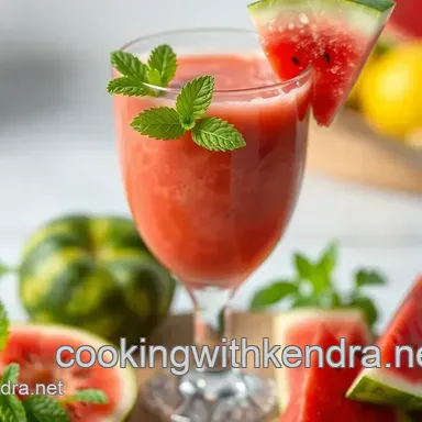 Watermelon Smoothie: Sunshine in a Glass! So Easy!