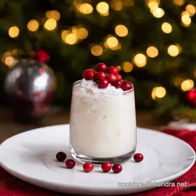 Winter White Cosmo A Festive Cranberry Twist Recipe Card
