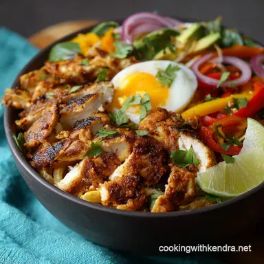 Weight Watchers Zero Point Recipes: Ultimate Zero Point Chicken Power Bowl Recipe Card