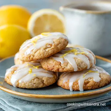 Glazed Lemon Cookies Easy Zesty Lemon Drop Recipe
