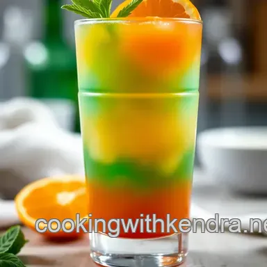 Vibrant Shooter Cocktail: My Easy Zesty Layered Recipe Recipe Card