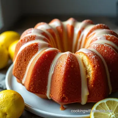 Lemon Bundt Cake Recipe Zesty Sunshine in Every Slice Recipe Card