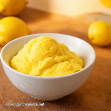 How Make Sherbet Zesty Lemon Sherbet Sunshine in a Bowl Recipe Card