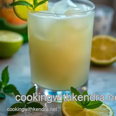 Refreshingly Easy Midori Drinks: My Zesty Melon Fizz Cocktail Recipe Card