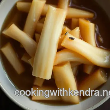 Sweet & Tangy Yamagobo: Easy Pickled Burdock Root Recipe Recipe Card