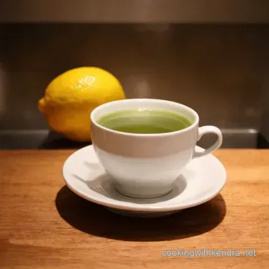 Zesty Lemon Ginger Green Tea My GoTo Cuppa Recipe Card