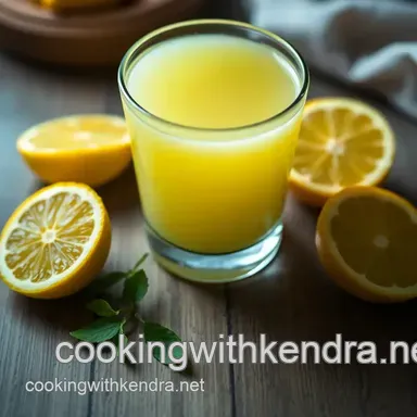 Zingy Lemon Ginger Shot: My Go-To Immune Booster! Recipe Card