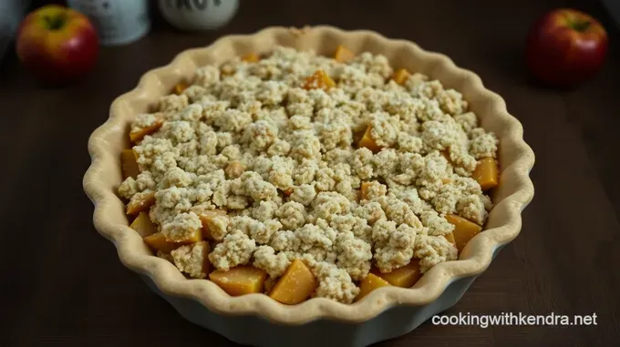 Apple Crumble Slab Pie