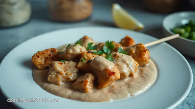 Authentic Chicken Satay with Peanut Sauce