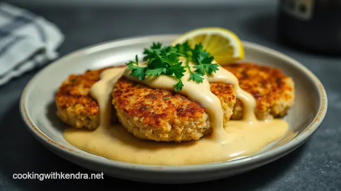 Cheesy Lump Crab Meat Cakes with Lemon Aioli