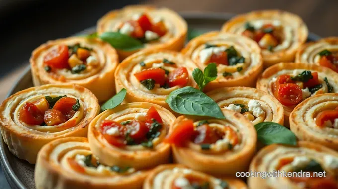 Delightful Mediterranean Pinwheel Appetizers