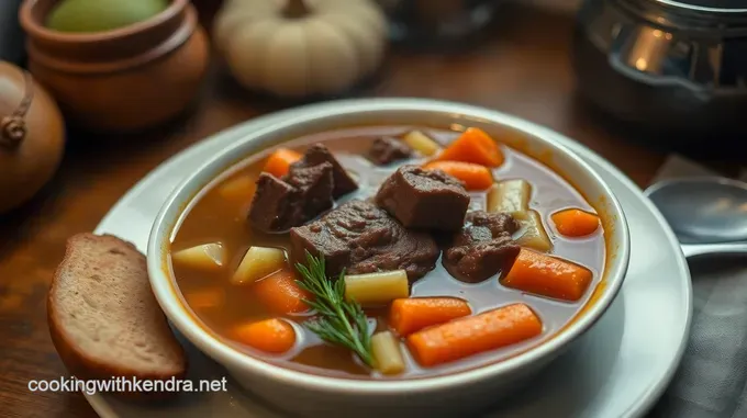 Elegant Beef Consommé: A Classic French Delicacy