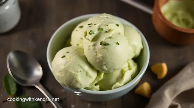 Emerald Dream: Homemade Matcha Ice Cream
