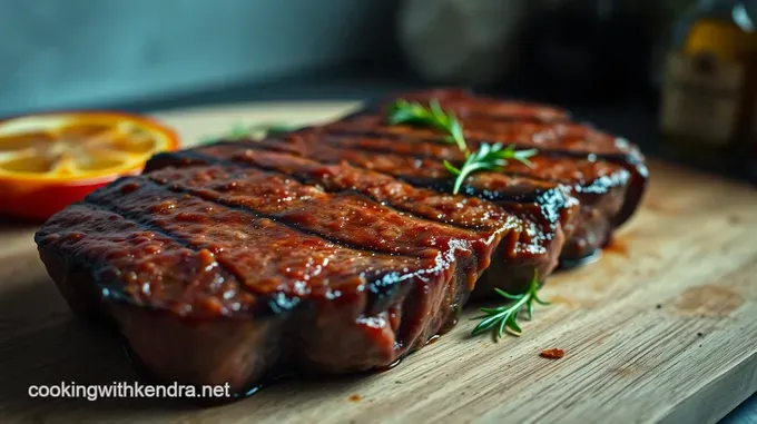 Juicy Flank Steak with Smoky Marinade