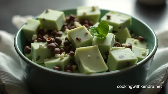 Minty Bliss: Homemade Creme de Menthe Fudge