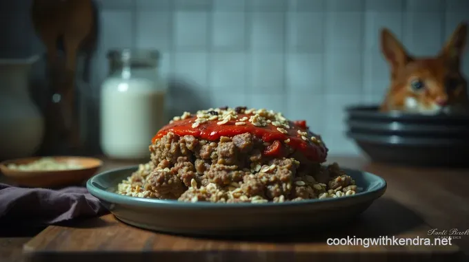 Nan s Hearty Oatmeal Meatloaf (with a Kick!)