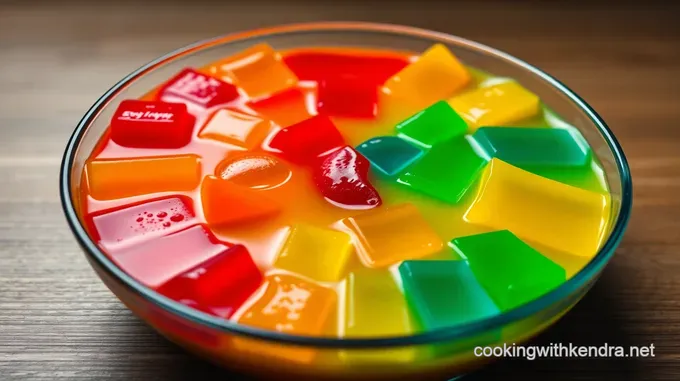 Rainbow Gelatina Mosaic