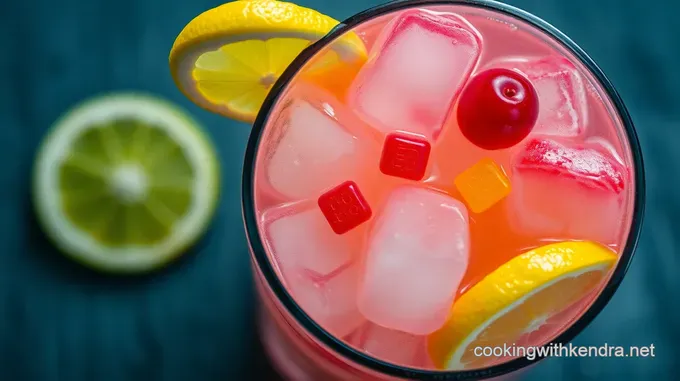 Rainbow Jolly Rancher Mixed Drink