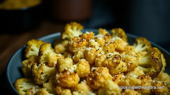 Roasted Romanesco Cauliflower with Garlic and Parmesan