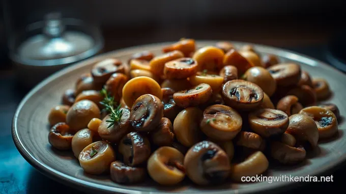 Sautéed Button Mushrooms with Garlic and Thyme