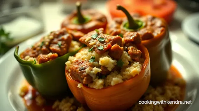 Stuffed Calabrese Peppers with Italian Sausage and Ricotta